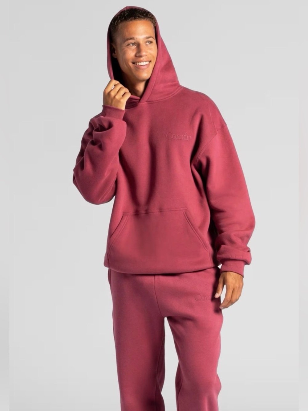 Women's Raspberry Hoodie - Picture 3 of 9